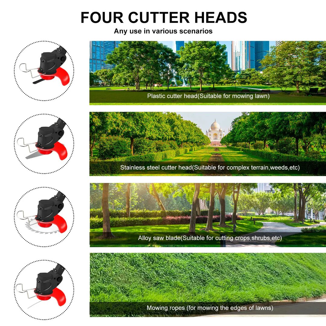 3-in-1 Cordless Grass Trimmer