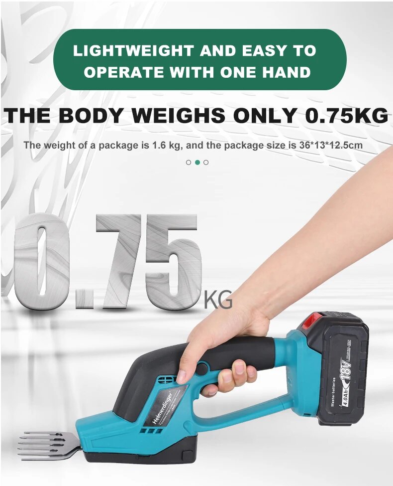 ProLawnTools™ Cordless hedge trimmer